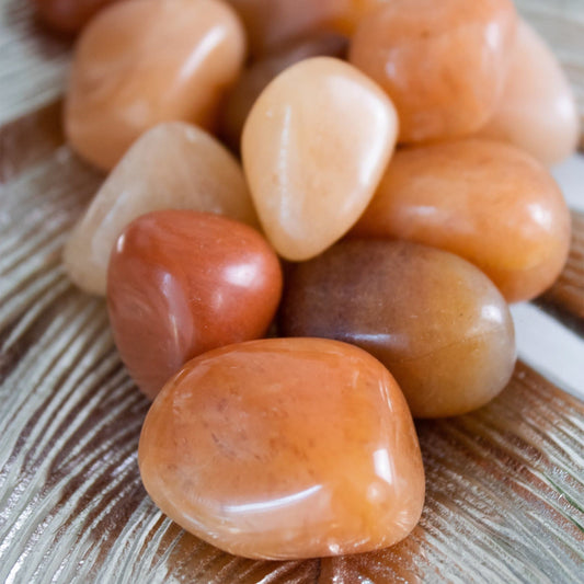 Peach Aventurine - Tumbled - Muse + Moonstone