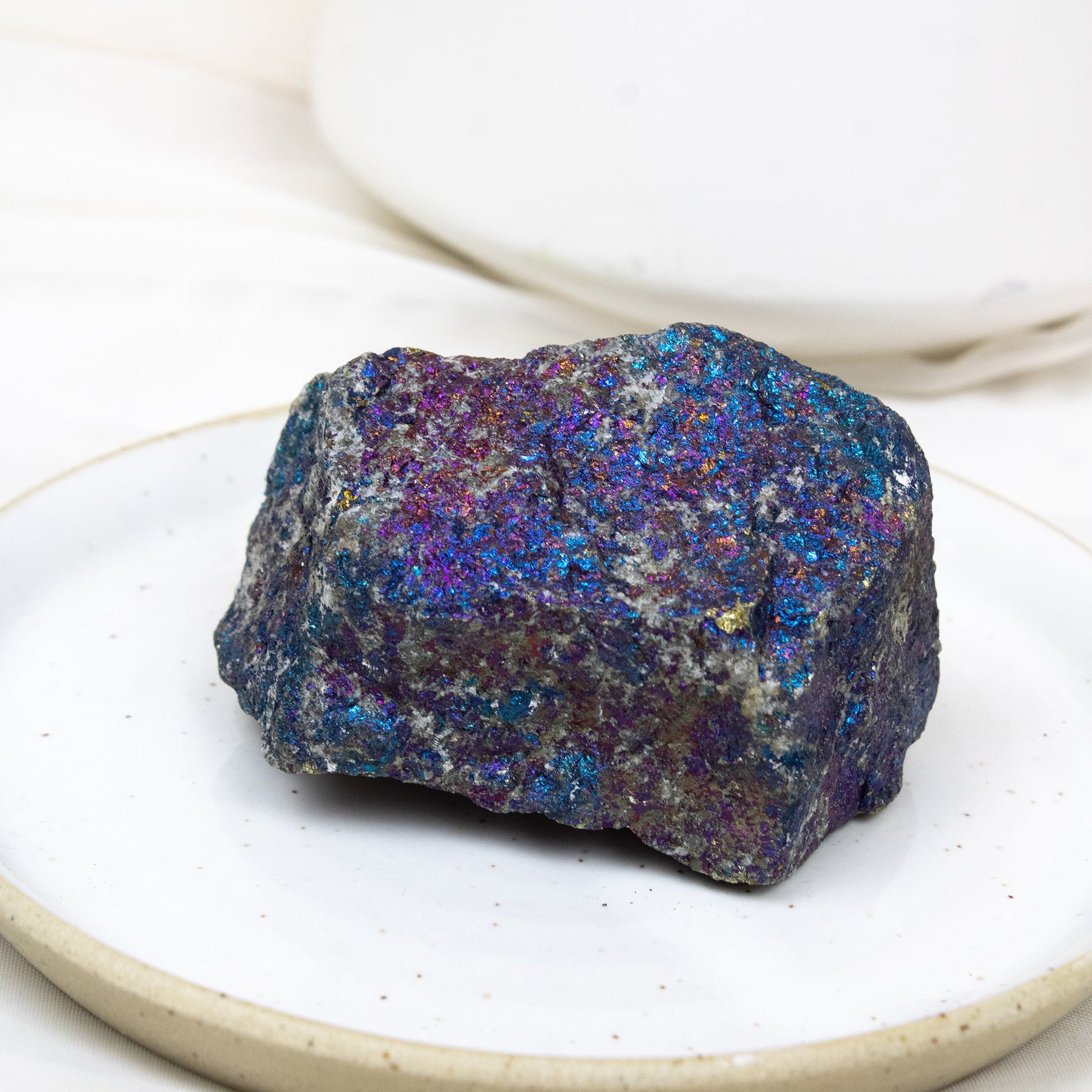 Peacock Ore (Chalcopyrite) - Unique Specimen #1 - Muse + Moonstone
