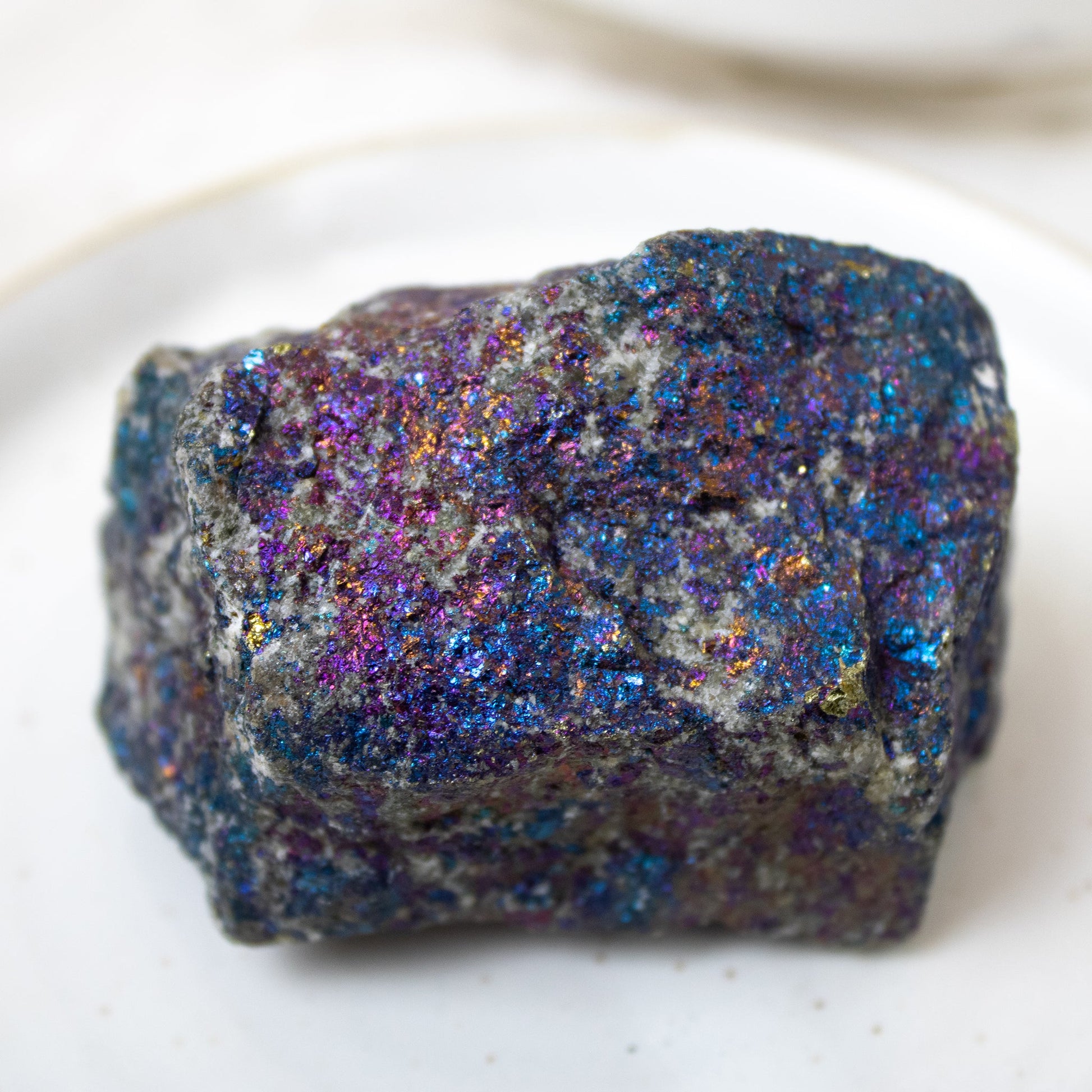 Peacock Ore (Chalcopyrite) - Unique Specimen #1 - Muse + Moonstone