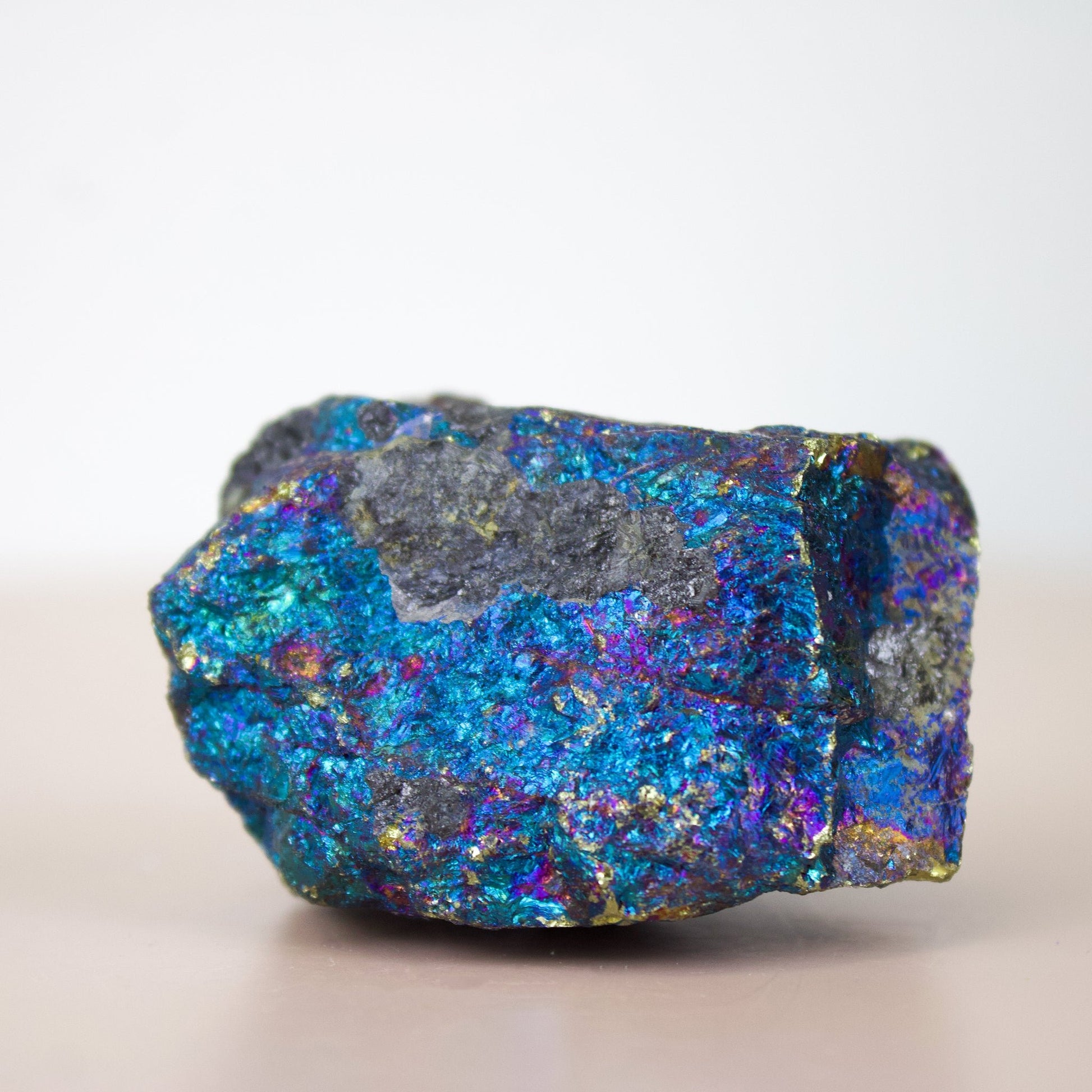 Peacock Ore (Chalcopyrite) - Unique Specimen #2 - Muse + Moonstone