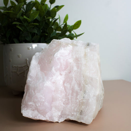 Pink Mangano Calcite - Rough Specimen #1 - Muse + Moonstone