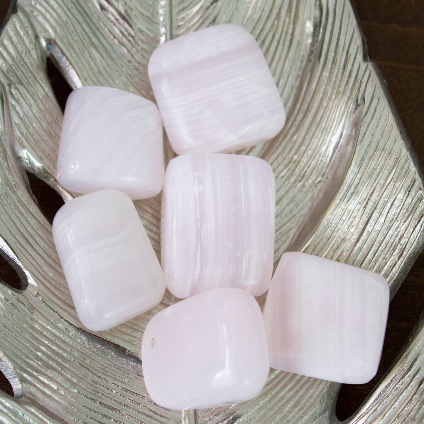 Pink Mangano Calcite - Tumbled - Muse + Moonstone