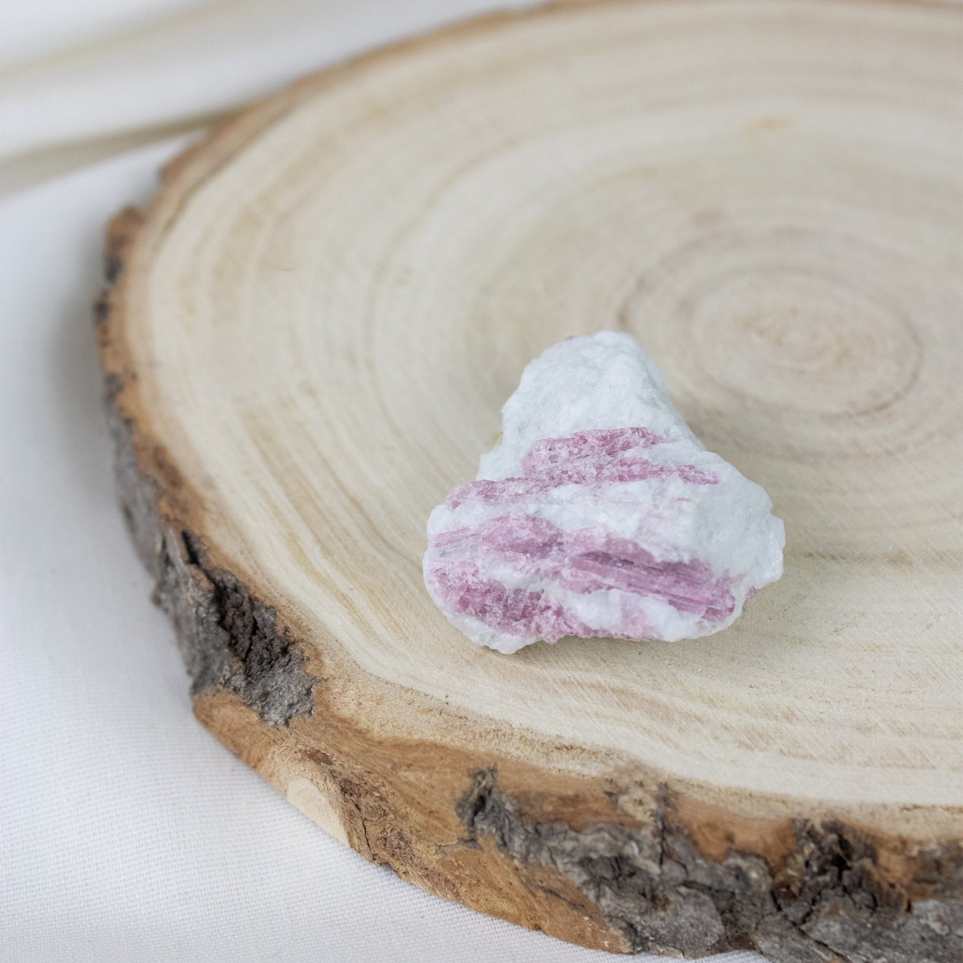 Pink Tourmaline - Rough - Muse + Moonstone
