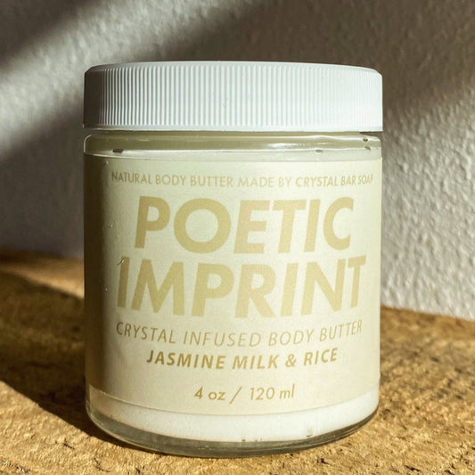 Poetic Imprint - Crystal Infused Body Butter | Crystal Bar Soap - Muse + Moonstone
