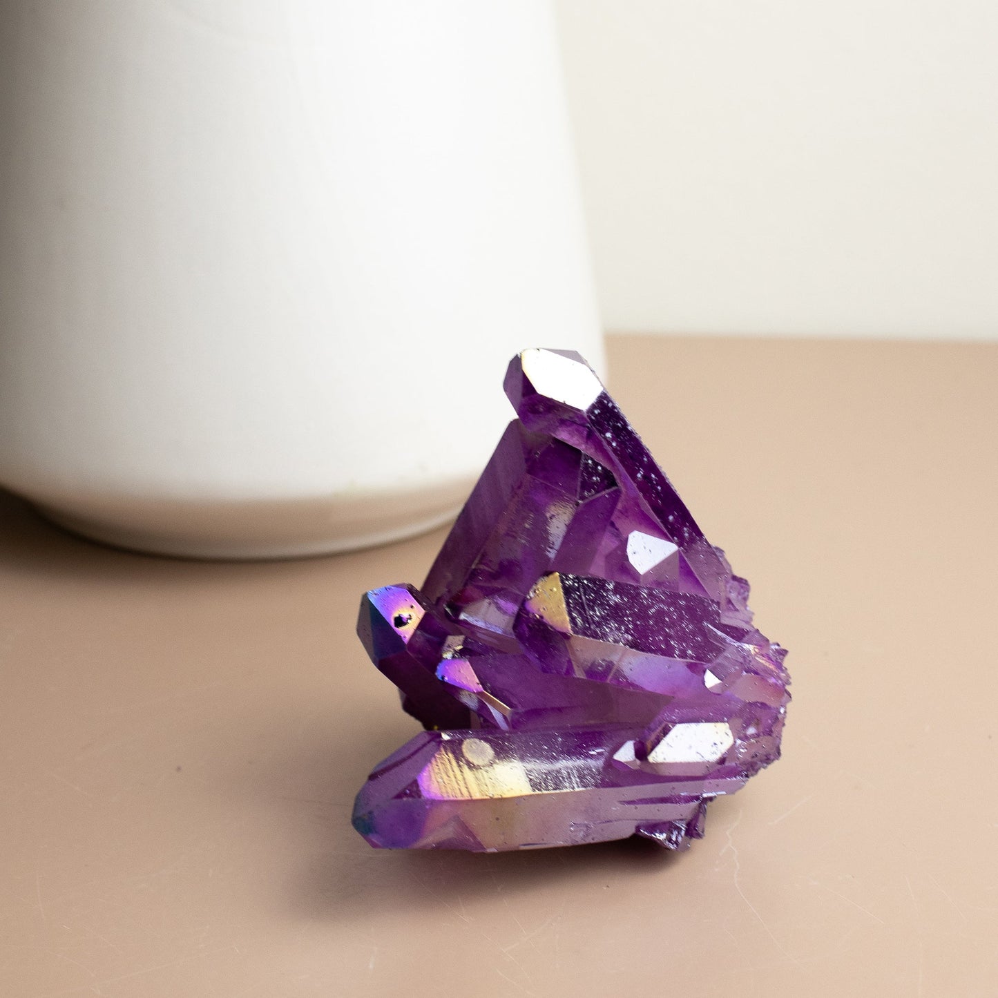 Purple Aura Quartz - Unique Specimen #5 - Muse + Moonstone
