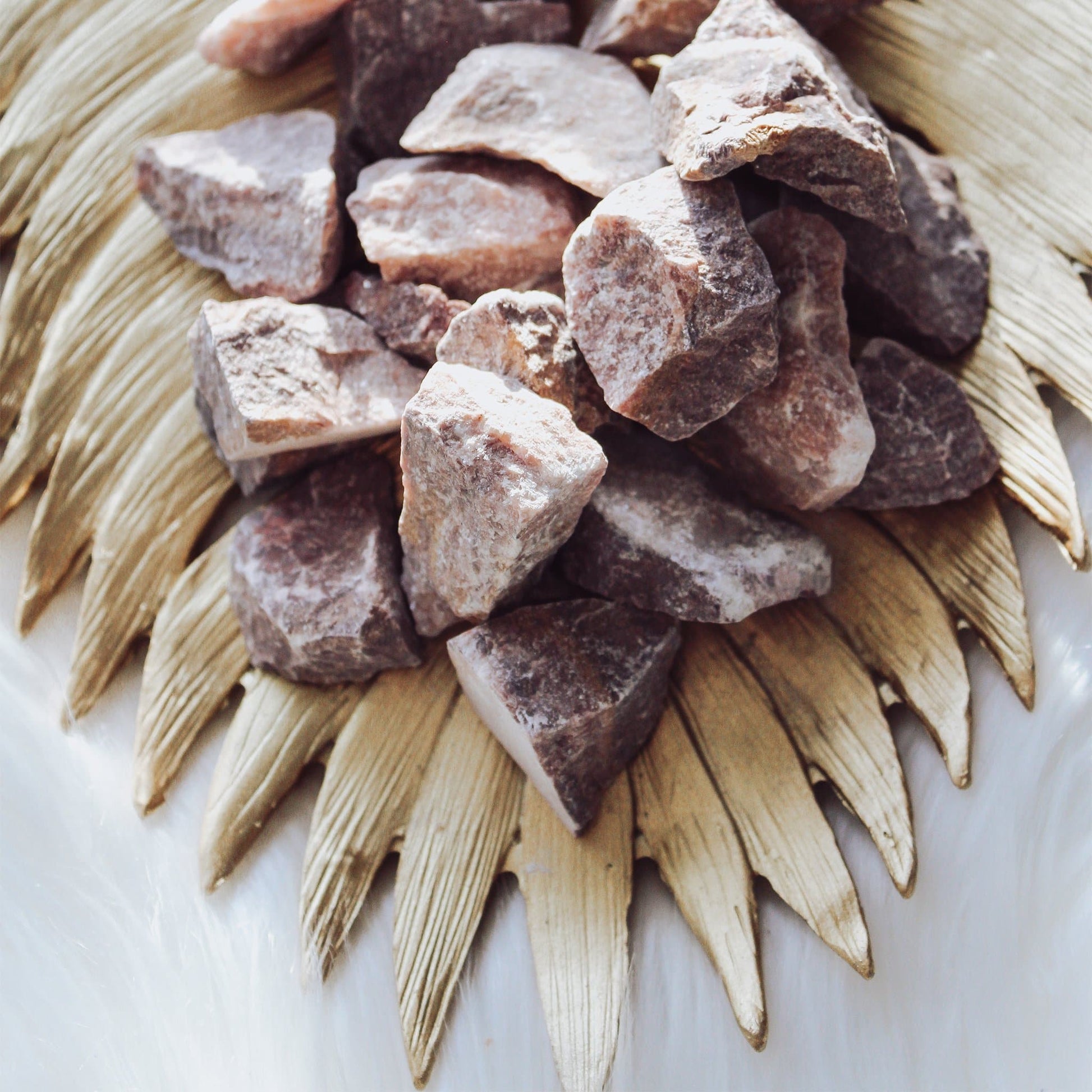 Red Calcite - Rough - Muse + Moonstone | Crystals