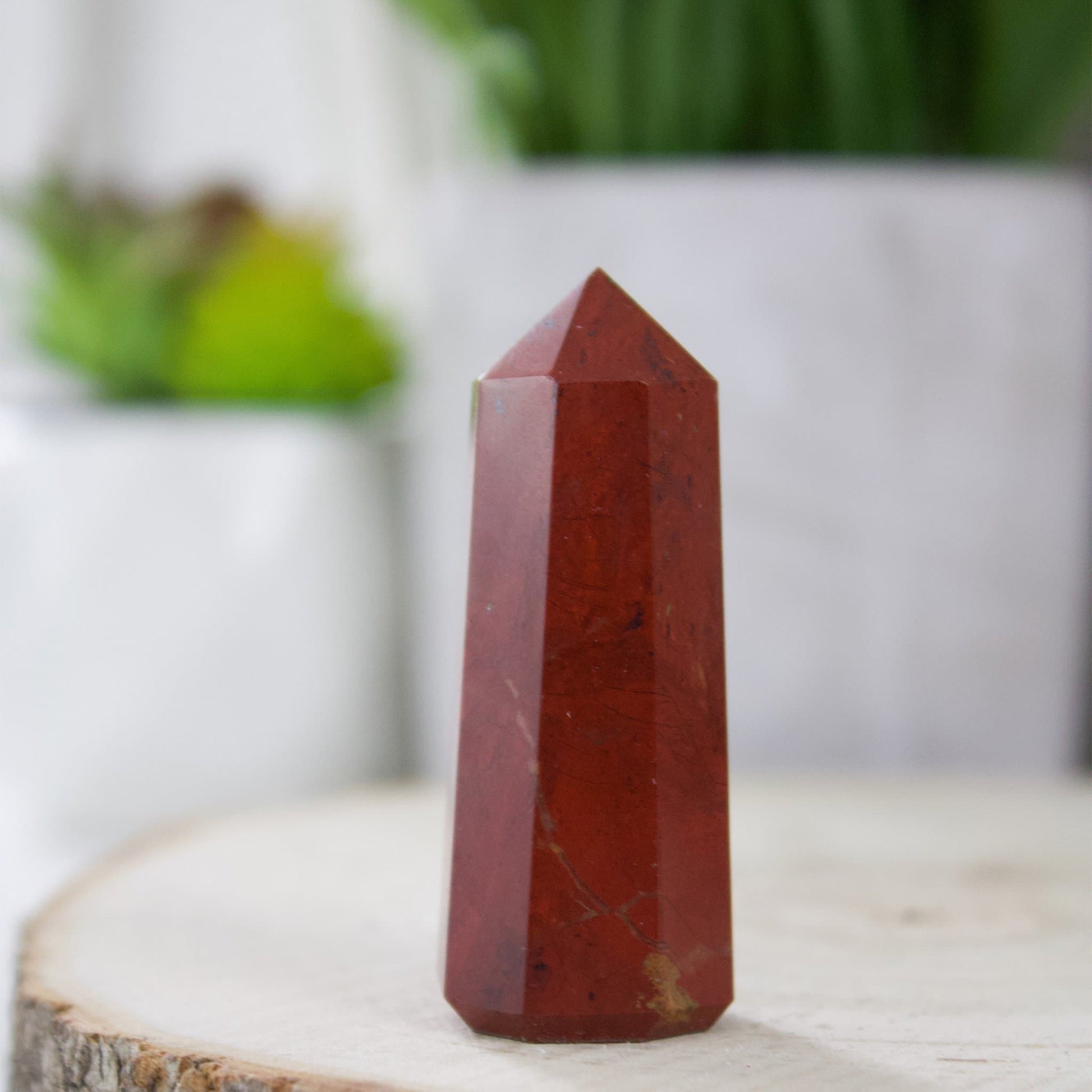 Red Jasper - Polished Point - Muse + Moonstone