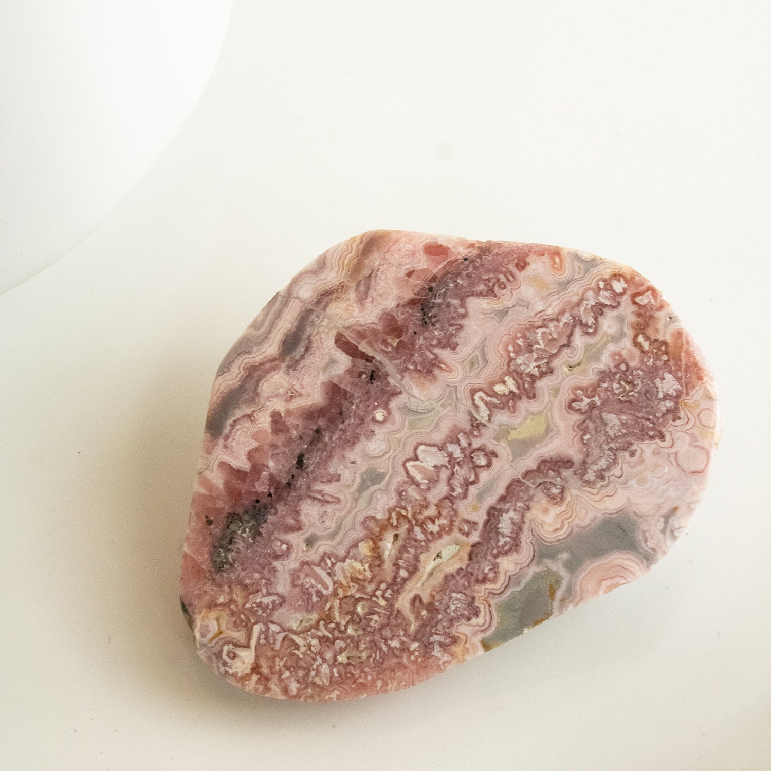 Rhodochrosite - Unique Specimen Slab #5 - Muse + Moonstone