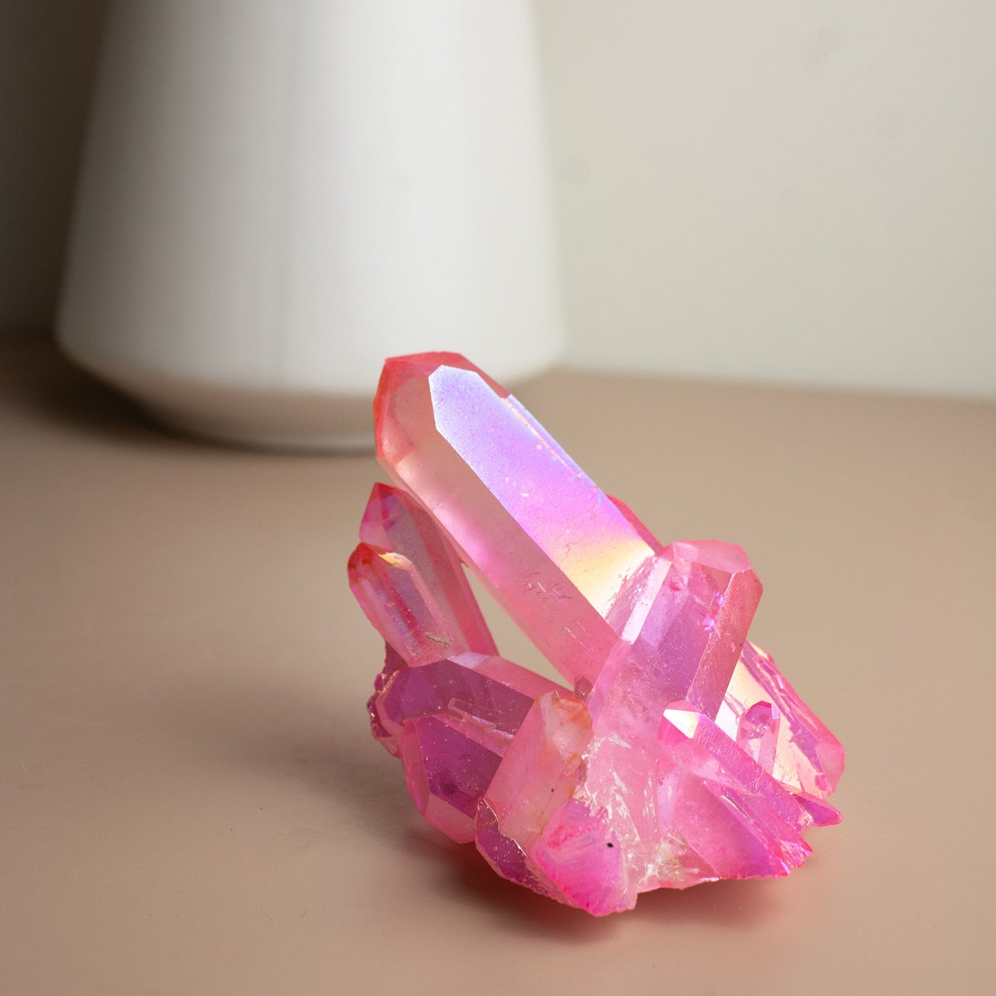 Rose Aura Quartz - Unique Specimen #1 - Muse + Moonstone