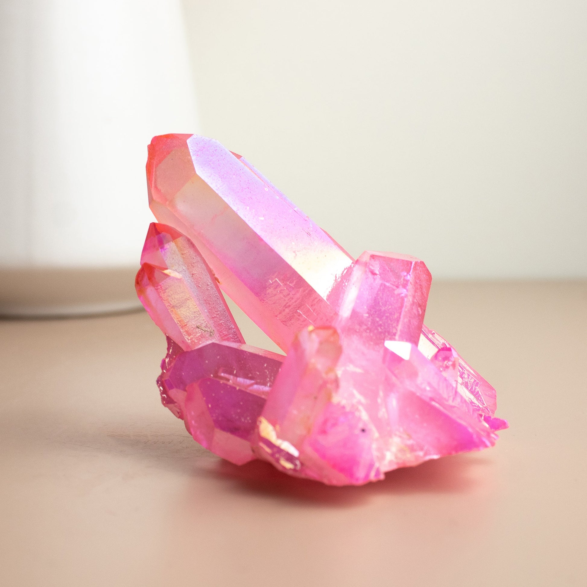 Rose Aura Quartz - Unique Specimen #1 - Muse + Moonstone