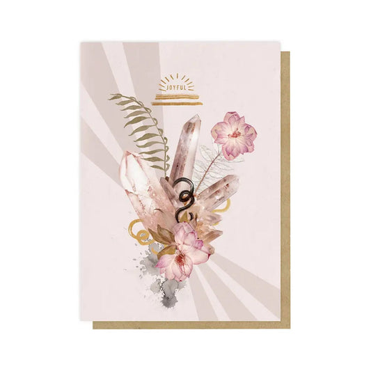 Rose Quartz - Greeting Card | PAPAYA - Muse + Moonstone