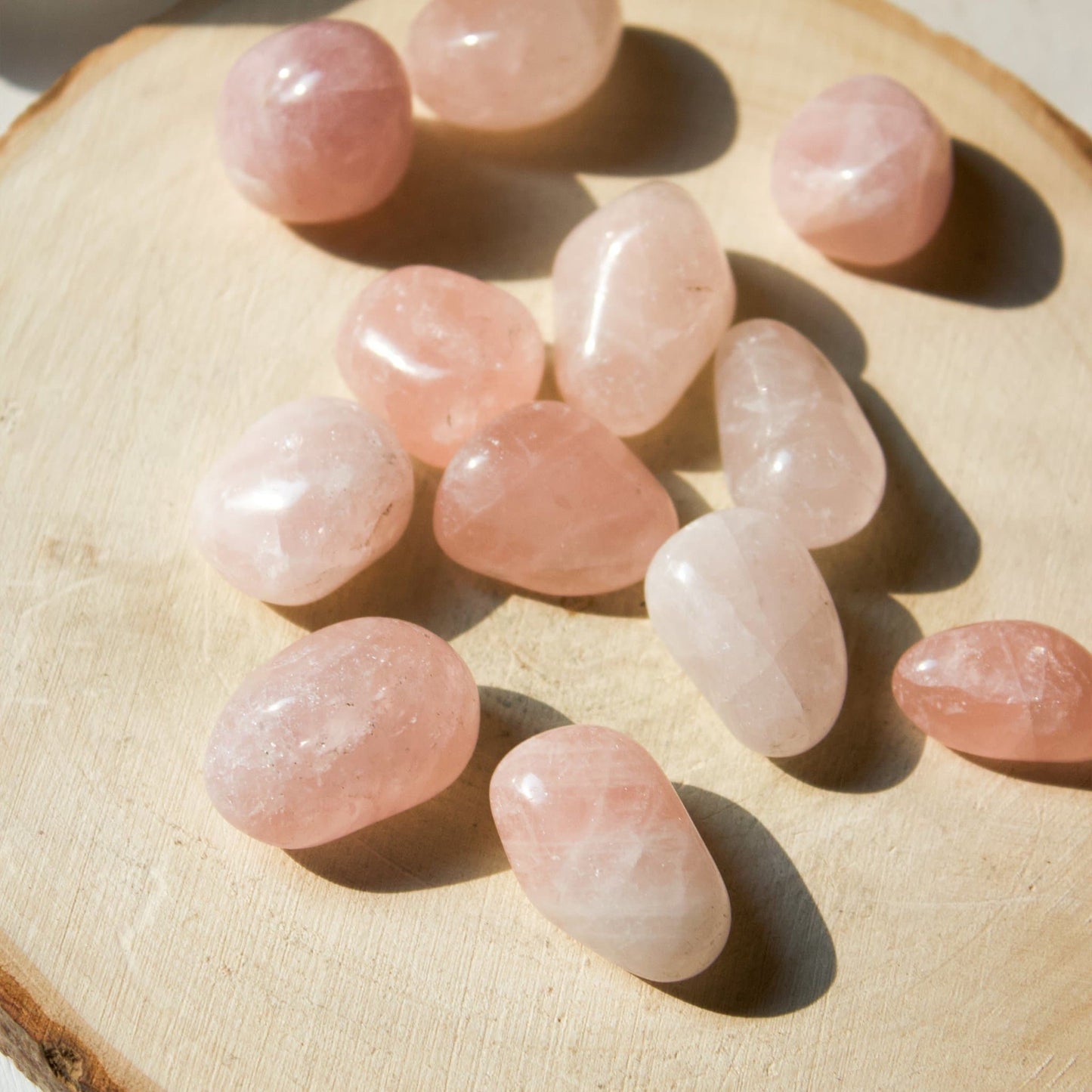 Rose Quartz - Tumbled - Muse + Moonstone