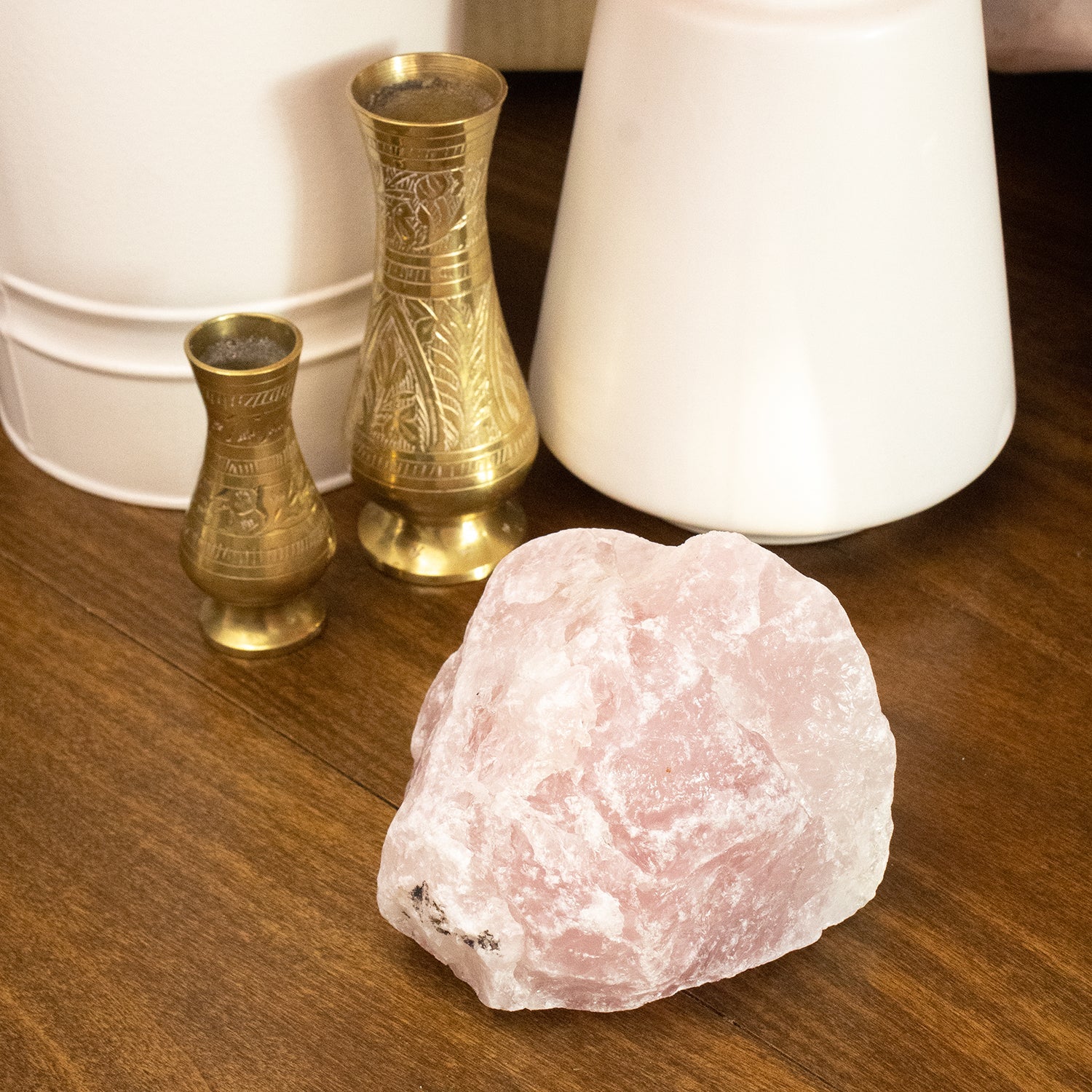 Rose Quartz - Unique Specimen #3 - Muse + Moonstone