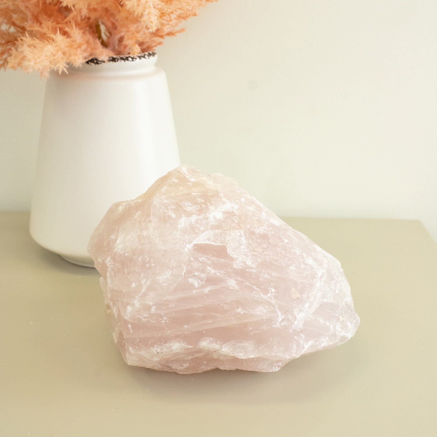 Rose Quartz - Unique Specimen #4 - Muse + Moonstone