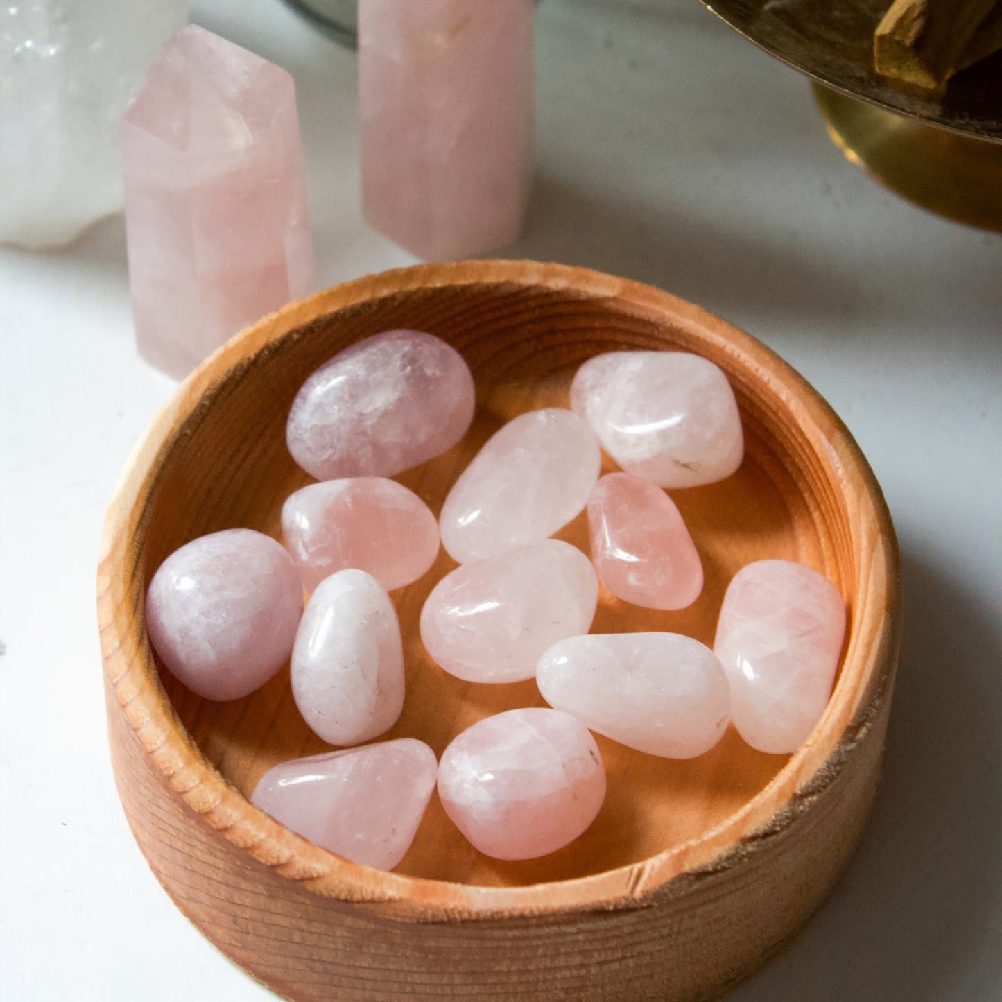 Round Wooden Dish | Hand-Carved Cedar - Muse + Moonstone