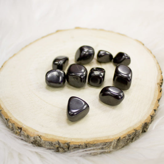 Shungite - Tumbled - Muse + Moonstone