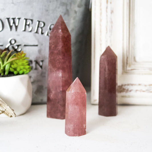 Strawberry Quartz Generator - Muse + Moonstone