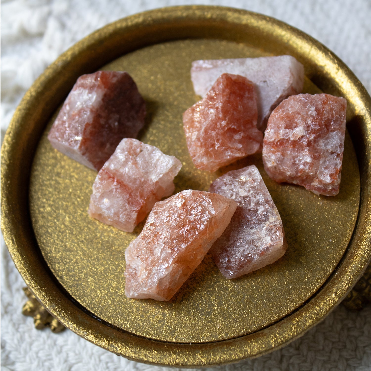 Strawberry Quartz - Rough - Muse + Moonstone