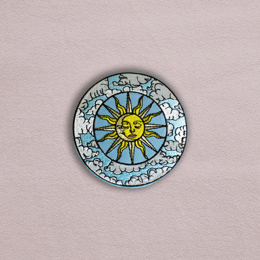Sunshine Medallion - Embroidered Iron On Patch - Muse + Moonstone