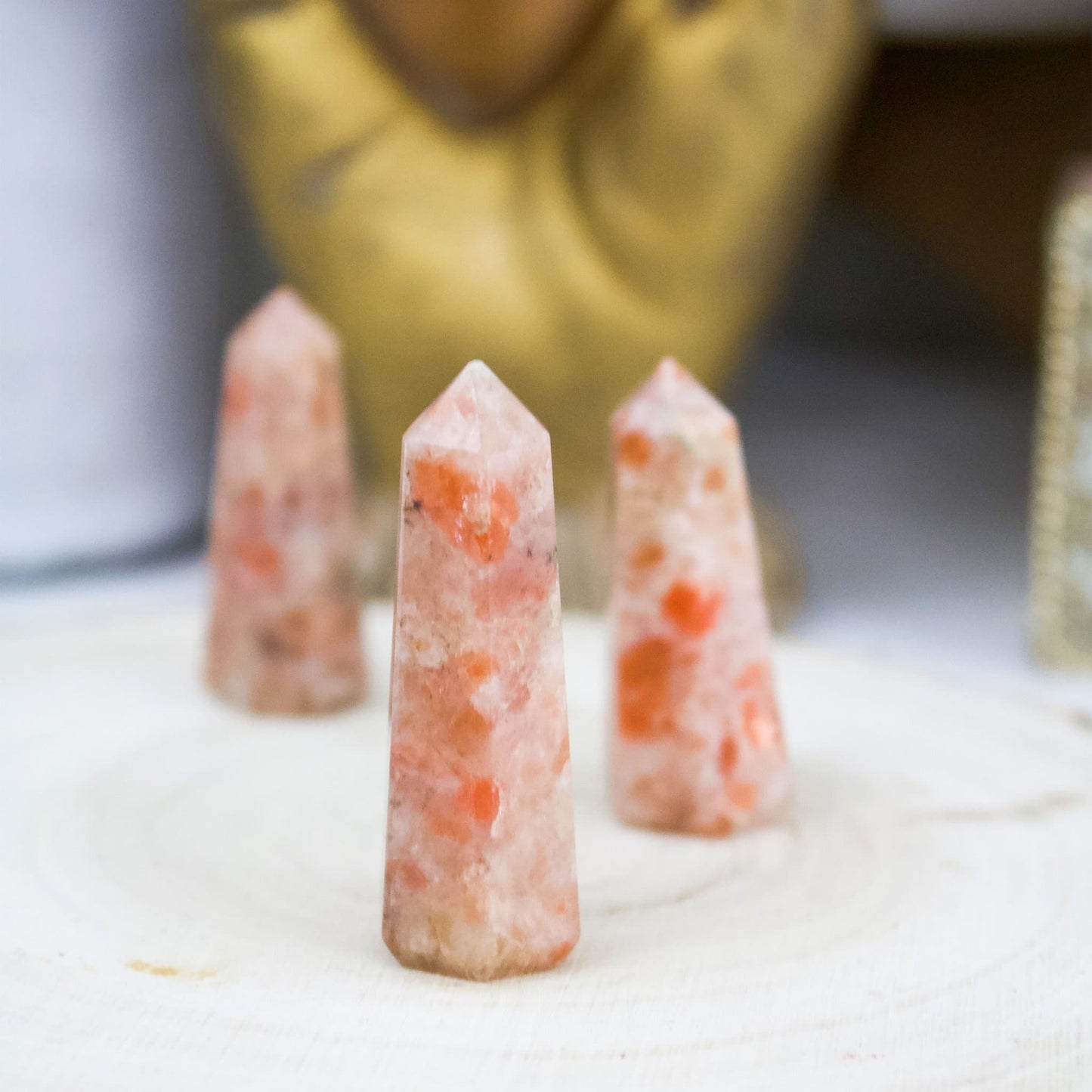 Sunstone - Polished Points - Muse + Moonstone