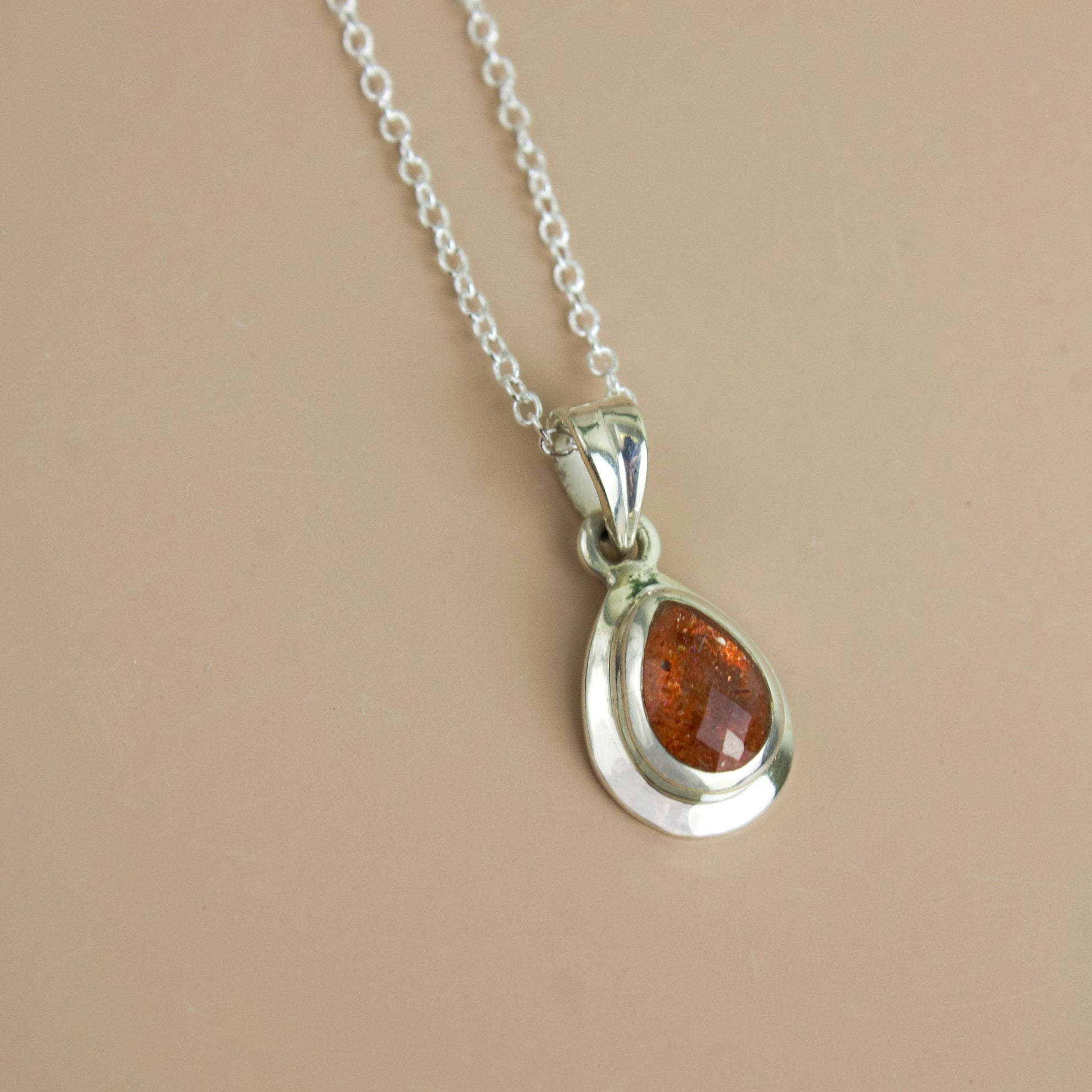 Sunstone - Unique Necklace #1 - Love + Lark - Muse + Moonstone