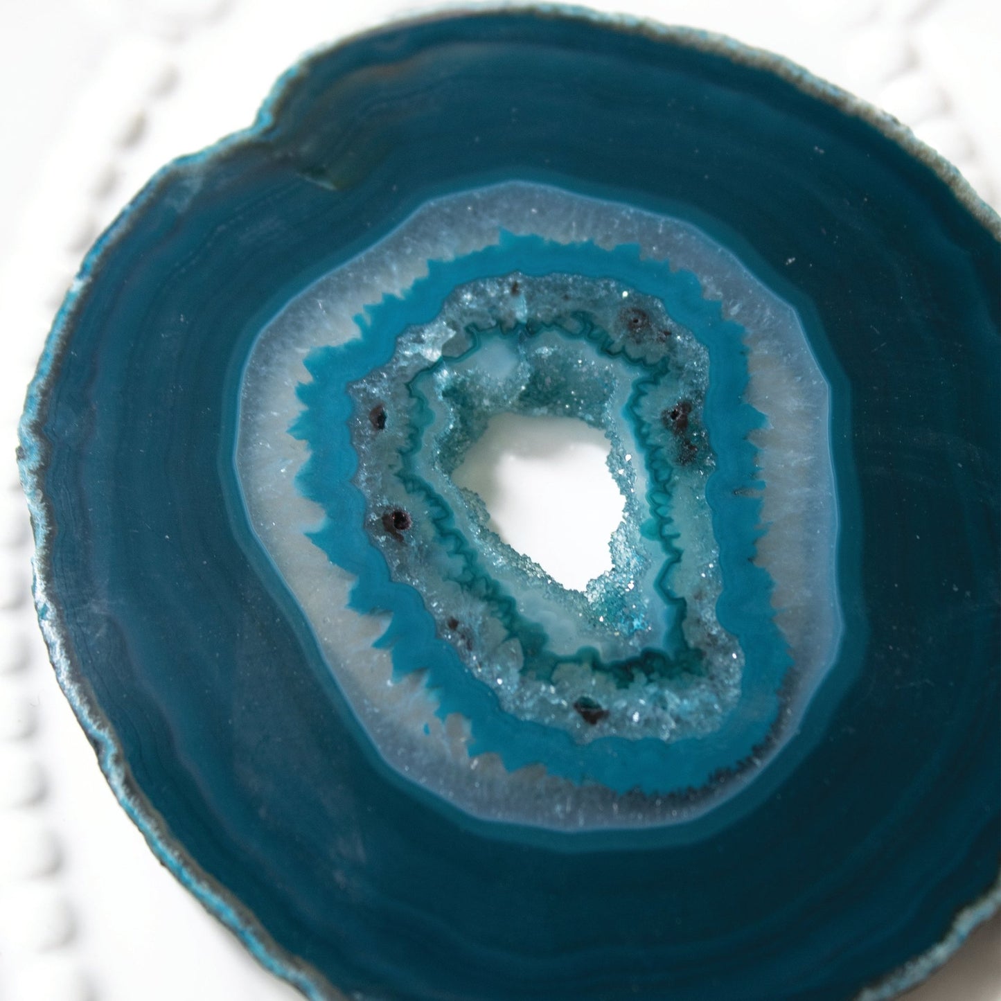 Teal Agate - Slice