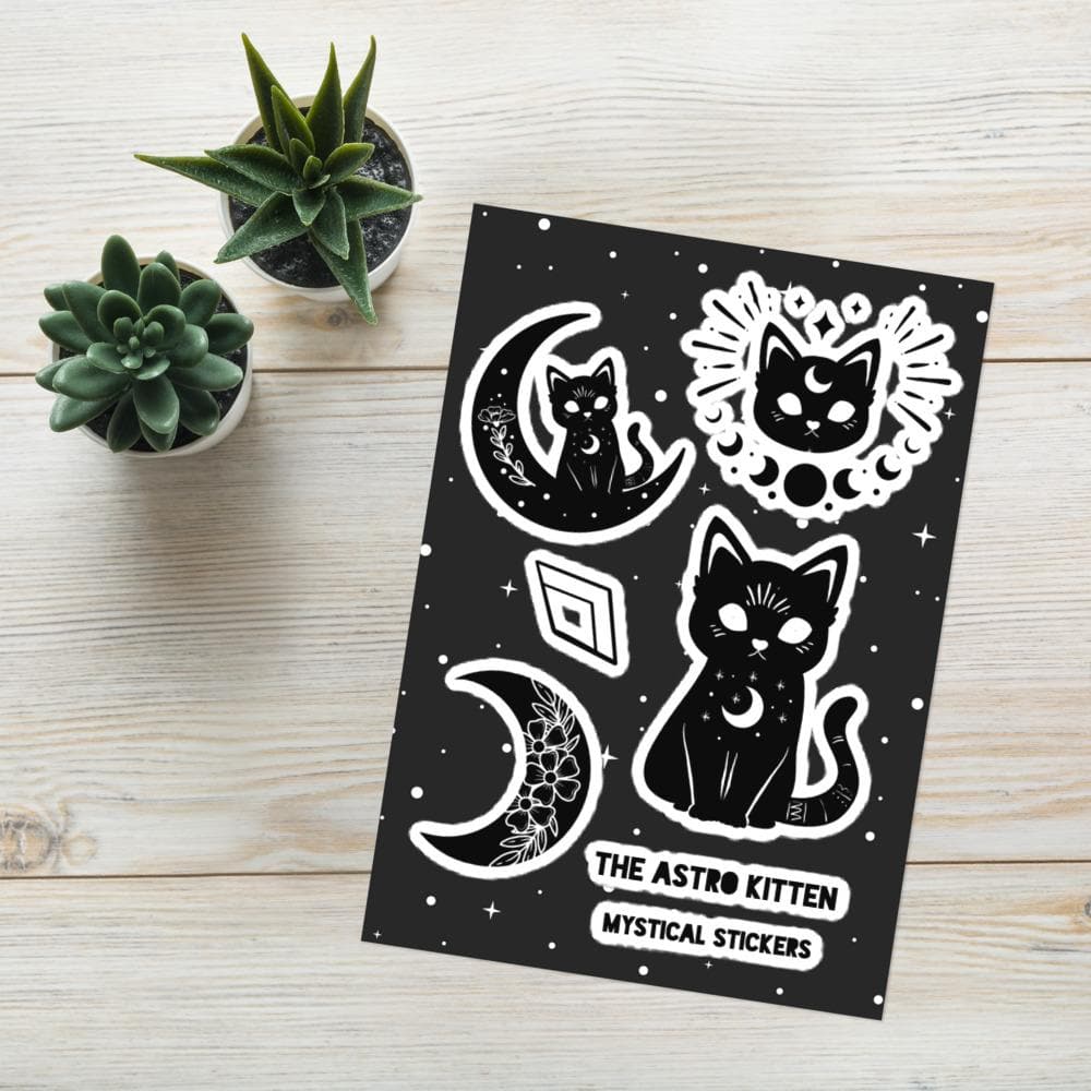 The Astro Kitten - Mystical Sticker Pack - Muse + Moonstone