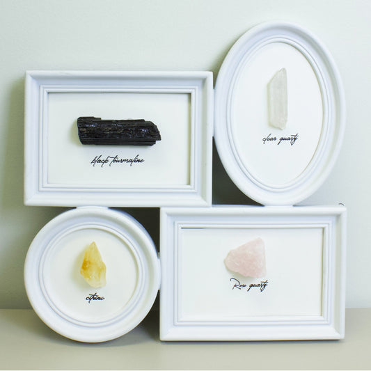 "The Crystal Collection" Framed Crystal Decor - Muse + Moonstone