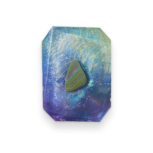 Thinning Veil - Rainbow Obsidian | Crystal Bar Soap - Muse + Moonstone