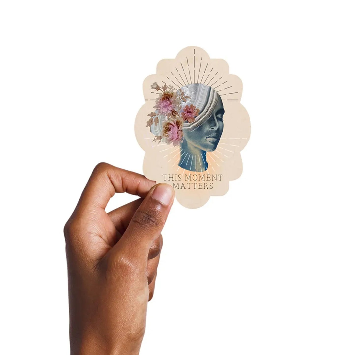 This Moment - Vinyl Sticker | PAPAYA - Muse + Moonstone