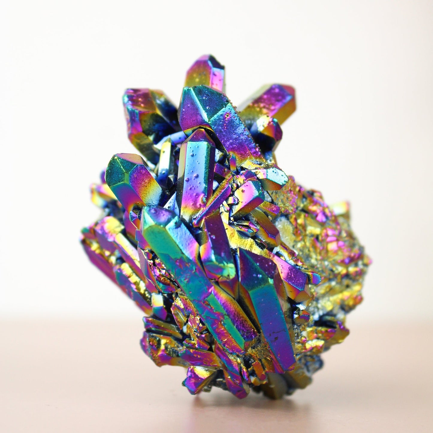 Titanium Aura Quartz - Unique Specimen #1 - Muse + Moonstone