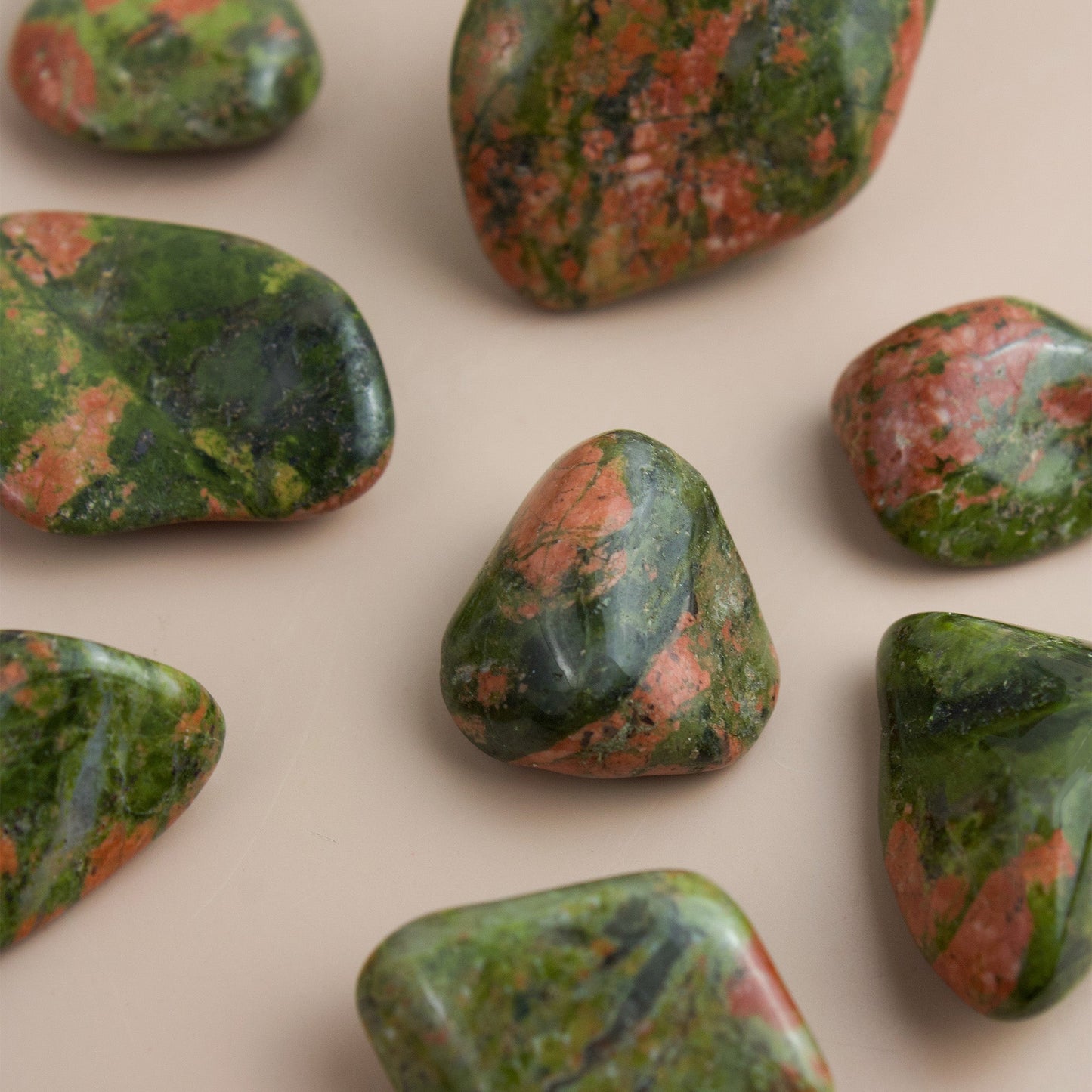 Unakite - Tumbled - Muse + Moonstone