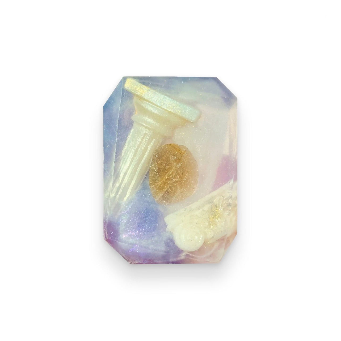 Warrior Goddess (Libra) - Rutilated Quartz | Crystal Bar Soap - Muse + Moonstone