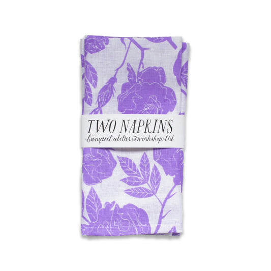 Wild Roses - Linen Tea Towel - Muse + Moonstone