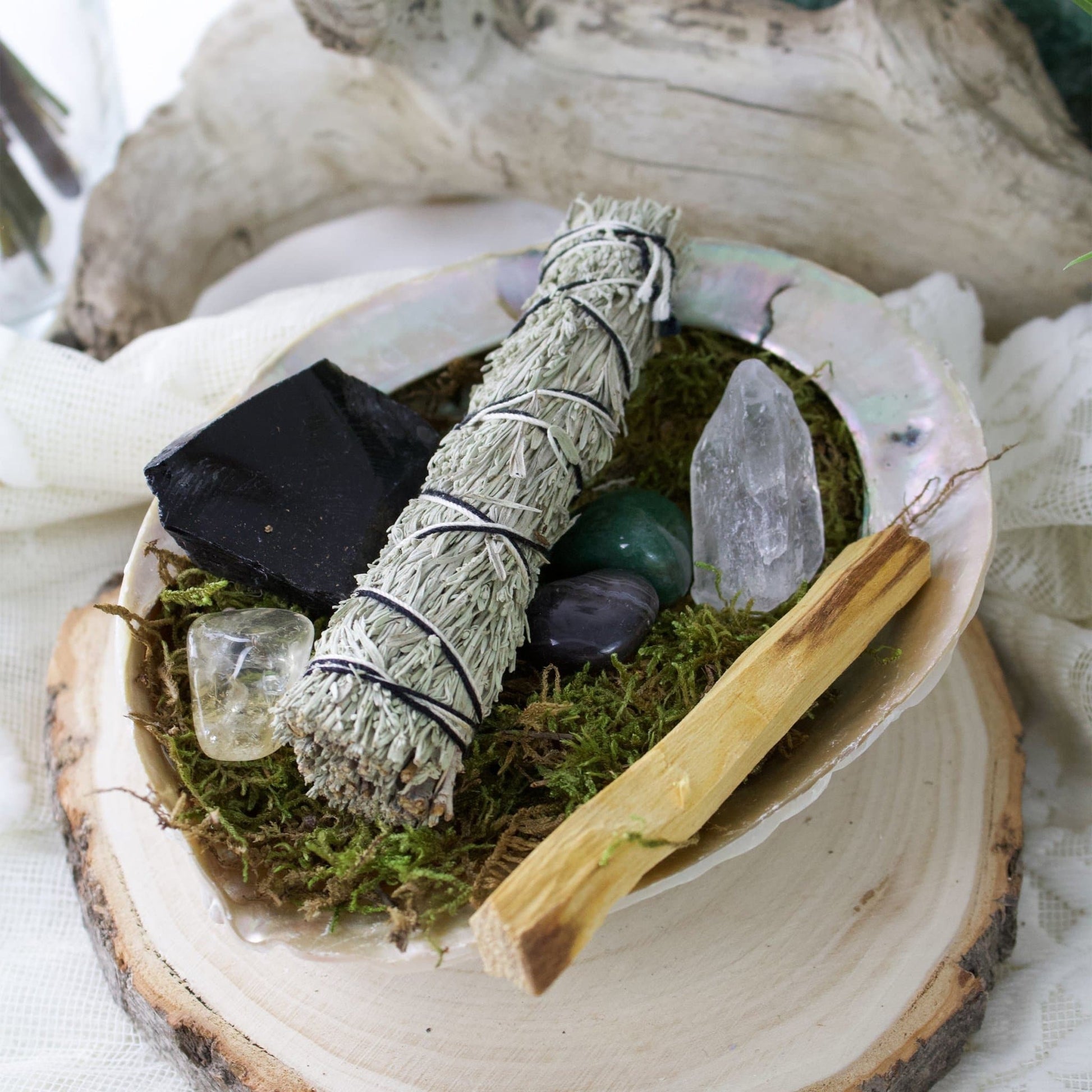 Winter Solstice Smudge Kit - Limited Edition - Muse + Moonstone