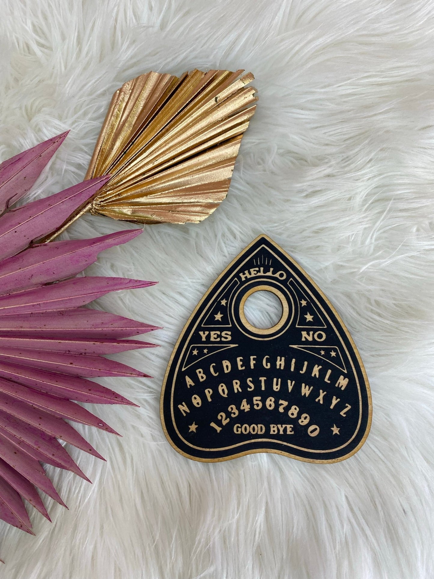 Wooden Planchette | Pendulum Board - Muse + Moonstone