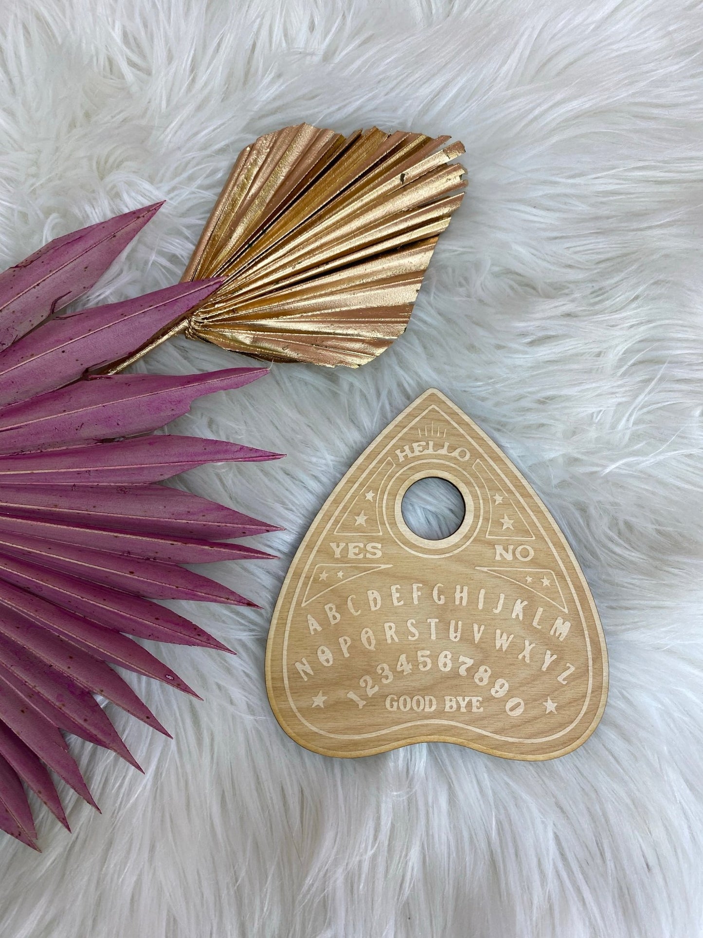 Wooden Planchette | Pendulum Board - Muse + Moonstone